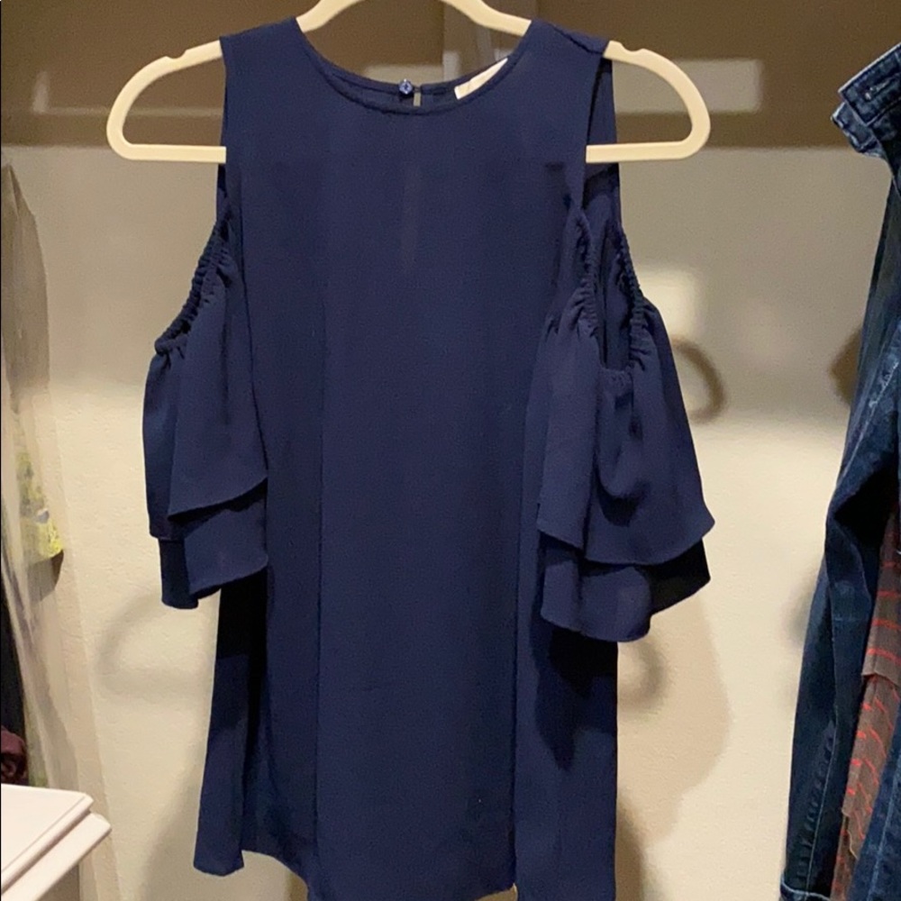 MICHAEL Michael Kors Cold Shoulder Top